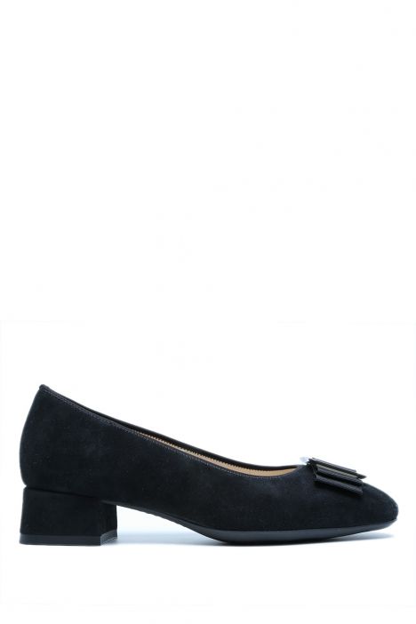 20412 Ara Shoes Graz Kadın Süet Deri Topuklu Ayakkabı 3.5-7.5 BLACK - 01