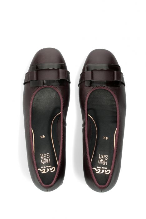 20420 Ara Shoes Graz Kadın Deri Topuklu Ayakkabı 3.5-7.5 19 FIRENZE , AMARONE