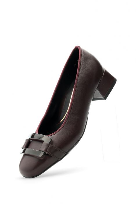 20420 Ara Shoes Graz Kadın Deri Topuklu Ayakkabı 3.5-7.5 19 FIRENZE , AMARONE