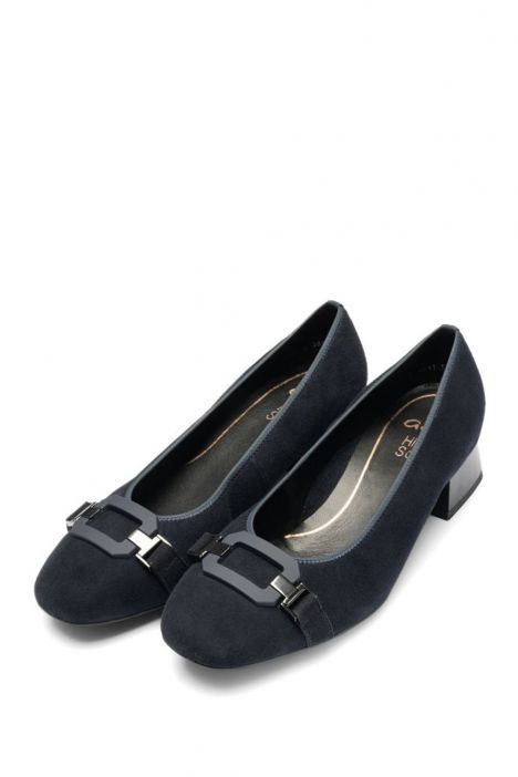 20430 Ara Shoes Graz Kadın Topuklu Ayakkabı 3.5-8.0 02 SAMTCHEVRO, BLAU