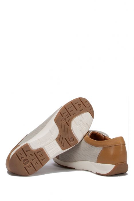 204411 Ganter Anatomik Kadın Deri Sneaker 2,5-8 Kırık Beyaz / Off-White