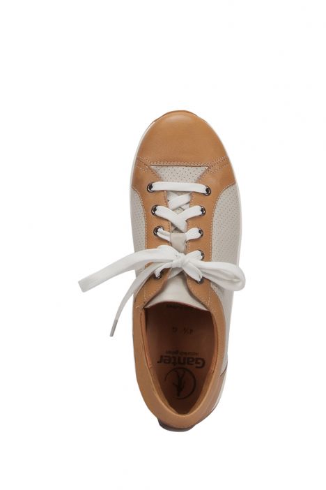 204411 Ganter Anatomik Kadın Deri Sneaker 2,5-8 Kırık Beyaz / Off-White