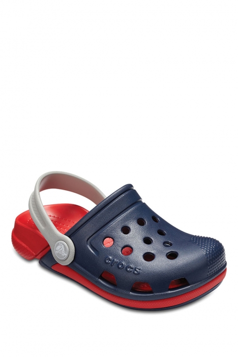 Crocs 204991 Electro III Clog Çocuk Sandalet 22-34 Navy / Flame