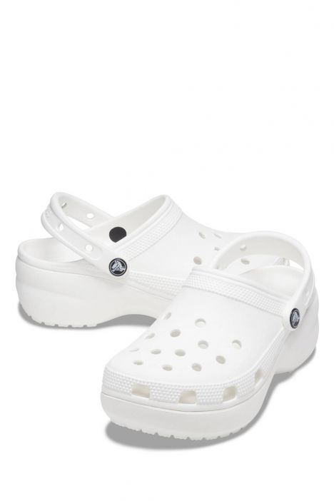 Crocs 206750 Classic Platform Kadın Sandalet 36-40 100 White - Beyaz
