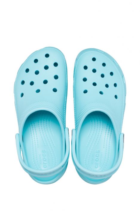 Crocs 206750 Classic Platform Kadın Sandalet 36-40 4SS Pure Water - Beyaz
