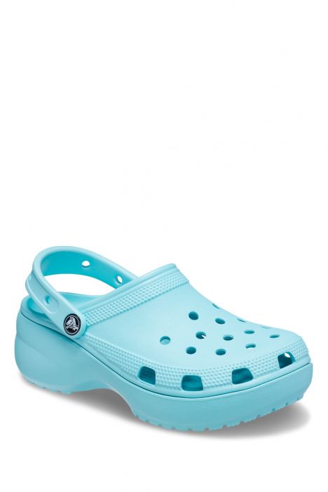 Crocs 206750 Classic Platform Kadın Sandalet 36-40 4SS Pure Water - Beyaz