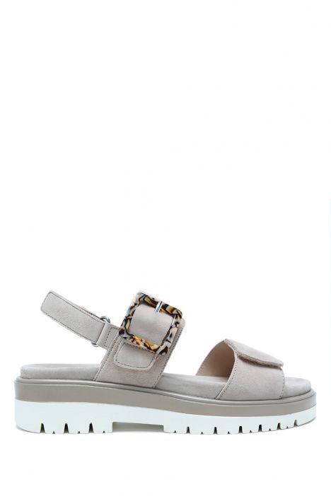 21003 Ara Shoes Malaga Kadın Süet Sandalet 36-41 SAND - 08