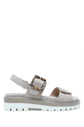 21003 Ara Shoes Malaga Kadın Süet Sandalet 36-41 SAND - 08