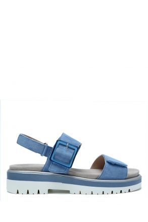 21003 Ara Shoes Malaga Kadın Süet Sandalet 36-41 COOLBLUE - 14