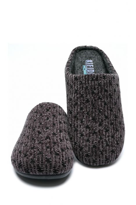 213273 Kifidis Home Erkek Örme Ev Terliği 41-46 Gri/Gris 7