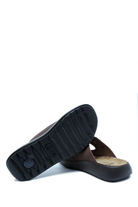 21501 Ara Shoes Piero Çift Bantlı Erkek Terlik 40-45 MORO - 04M