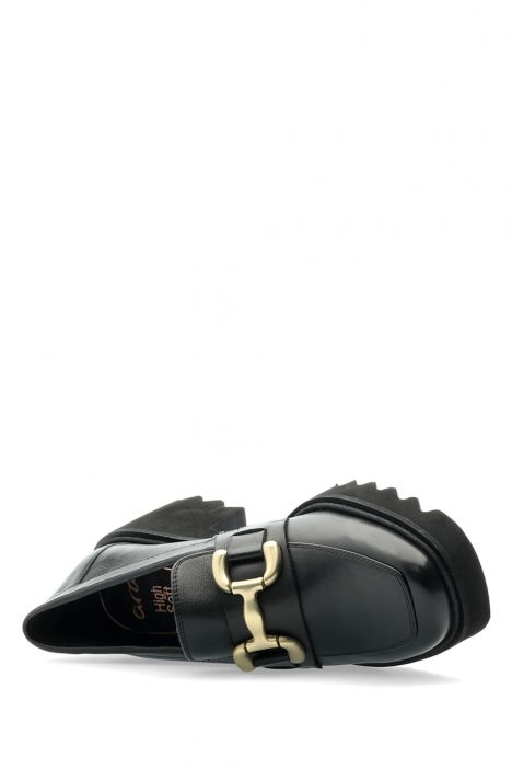 21504 Ara Shoes Paris-Sport Kadın Deri Loafer 3.5-7.5 01 CLUBCALF , BLACK