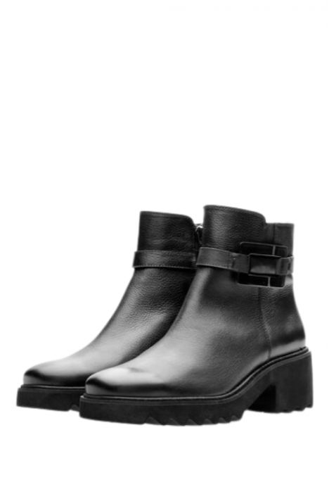 21531 Ara Shoes Paris-Sport Kadın Deri Bot 3.5-7.5 01 CLUBCALF , BLACK