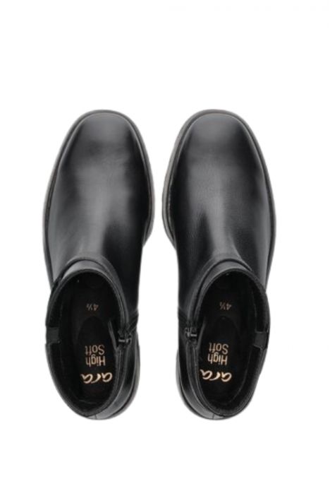 21531 Ara Shoes Paris-Sport Kadın Deri Bot 3.5-7.5 01 CLUBCALF , BLACK