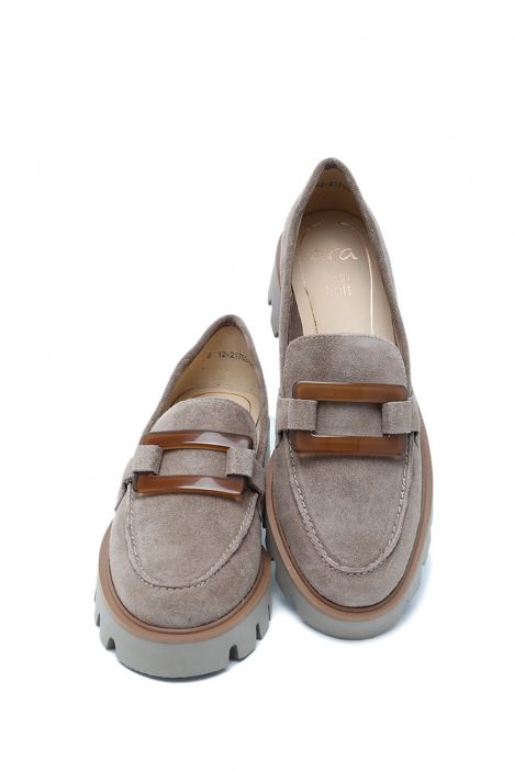 21703 Ara Shoes Oxford Kadın Deri Loafer 3.5-7.5 05 KALBVEL , SESAM