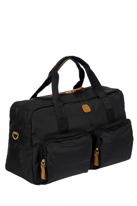2192 Bric's X-Travel Seyahat Çantası 46x24x22 cm Siyah / Black