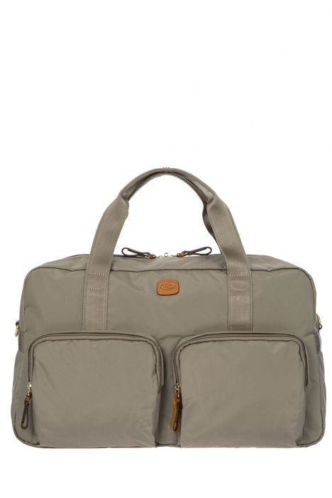 2192 Bric's X-Travel Seyahat Çantası 46x24x22 cm Dove Gri / Dove Grey