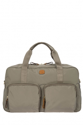 2192 Bric's X-Travel Seyahat Çantası 46x24x22 cm Dove Gri / Dove Grey