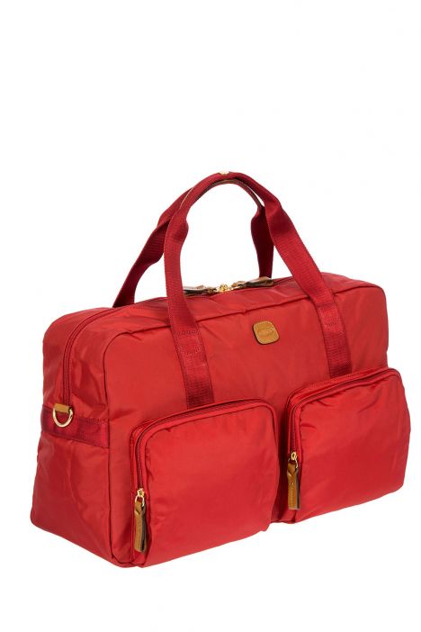 2192 Bric's X-Travel Seyahat Çantası 46x24x22 cm Kırmızı / Red