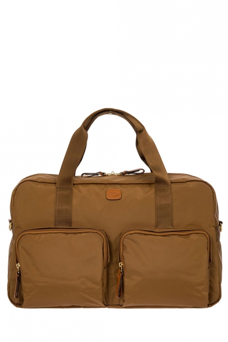2192 Bric's X-Travel Seyahat Çantası 46x24x22 cm Taba / Leather