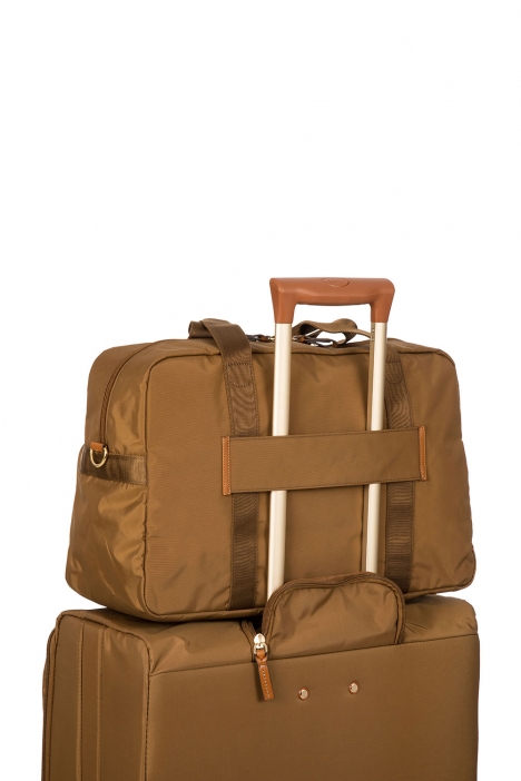 2192 Bric's X-Travel Seyahat Çantası 46x24x22 cm Taba / Leather