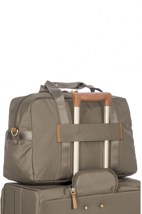 2192 Bric's X-Travel Seyahat Çantası 46x24x22 cm Gri / Mud