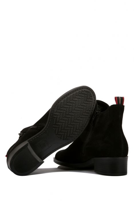 22233 Ara Shoes Kadın Topuklu Süet Bot 4.0-6.5 VELOUR,BLACK - 61VB