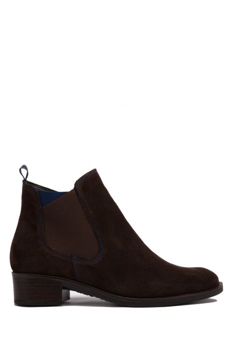 22233 Ara Shoes Kadın Topuklu Süet Bot 4.0-6.5 VELOUR,MORO - 64VM