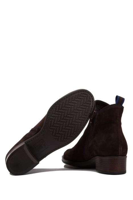 22233 Ara Shoes Kadın Topuklu Süet Bot 4.0-6.5 VELOUR,MORO - 64VM