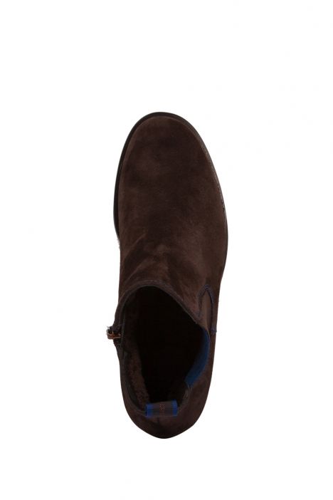 22233 Ara Shoes Kadın Topuklu Süet Bot 4.0-6.5 VELOUR,MORO - 64VM