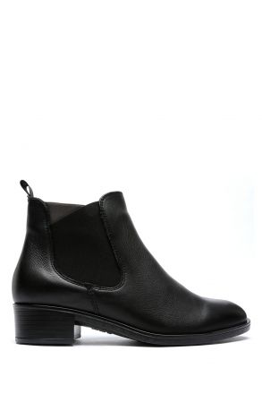 22233 Ara Shoes Kadın Topuklu Süet Bot 4.0-6.5 BLACK - 71B