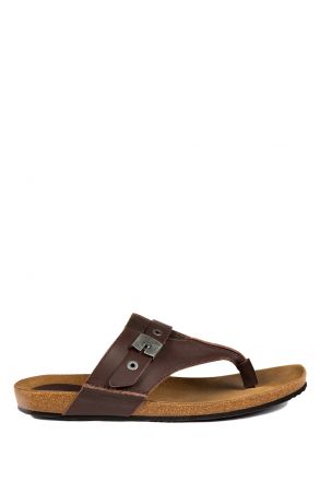 22673 Scholl Kamal Erkek Terlik 41-46 Kahverengi / Brown