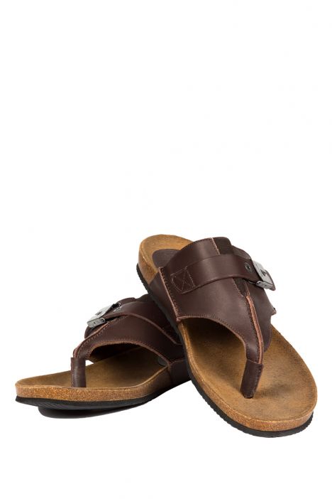 22673 Scholl Kamal Erkek Terlik 41-46 Kahverengi / Brown