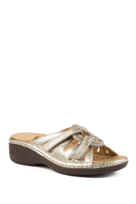 22938 Scholl Jeliel Kadın Terlik 35-41 PLATIN-BEJ TONU