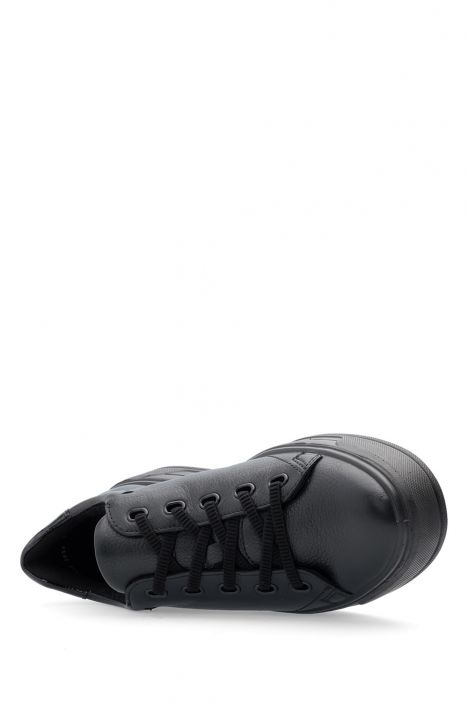 23042 Ara Shoes Canberra Kadın Deri Sneaker Ayakkabı 3.5-7.5 01 CERVOCALF,MURANOLACK , BLACK