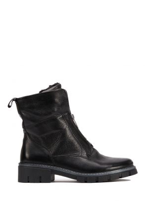 23130 Ara Shoes Kadın Deri Bot 3.5-7.5 GAUCHOSO,BLACK - 65GB