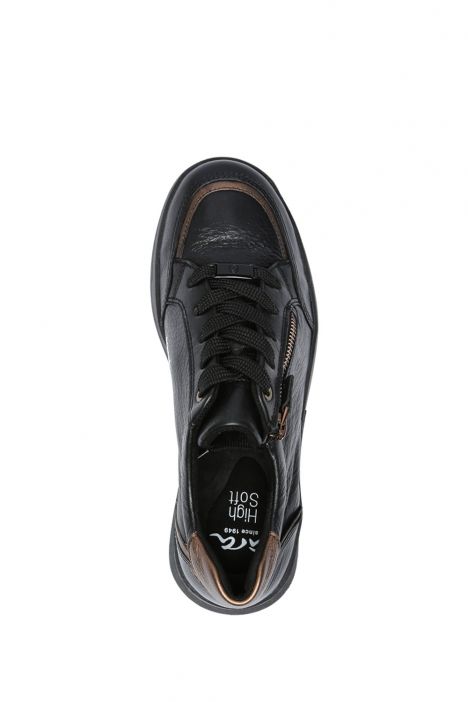 23301 Ara Shoes Lazio Kadın Deri Ayakkabı 3.5-7.5 SCHWARZ MORO - 01