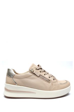 23301 Ara Shoes Lazio Kadın Deri Ayakkabı 3.5-7.5 SAND PLATIN - 08
