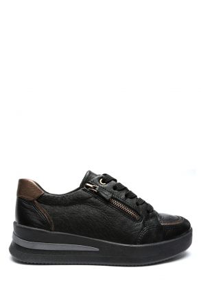 23301 Ara Shoes Lazio Kadın Deri Ayakkabı 3.5-7.5 SCHWARZ MORO - 01