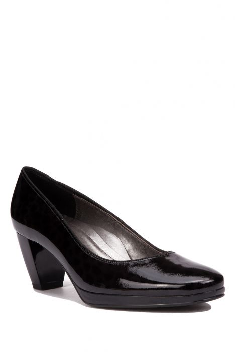 23402 Ara Shoes Kadın Topuklu Ayakkabı 3-7,5 SAVANNA LACK.SCHWARZ - 01LS