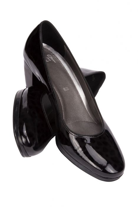 23402 Ara Shoes Kadın Topuklu Ayakkabı 3-7,5 SAVANNA LACK.SCHWARZ - 01LS