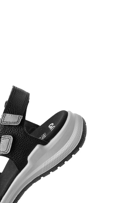 23502 Ara Shoes Motion Kadın Yürüyüş Sandaleti 36-41 01 SCHWARZ,DUSTY