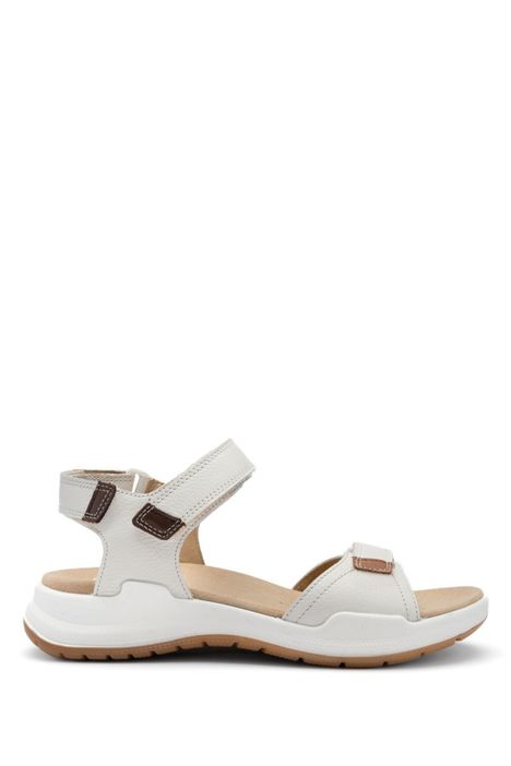 23502 Ara Shoes Motion Kadın Yürüyüş Sandaleti 36-41 09 CREAM,MOUSSE,MOCCA