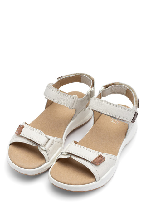 23502 Ara Shoes Motion Kadın Yürüyüş Sandaleti 36-41 09 CREAM,MOUSSE,MOCCA