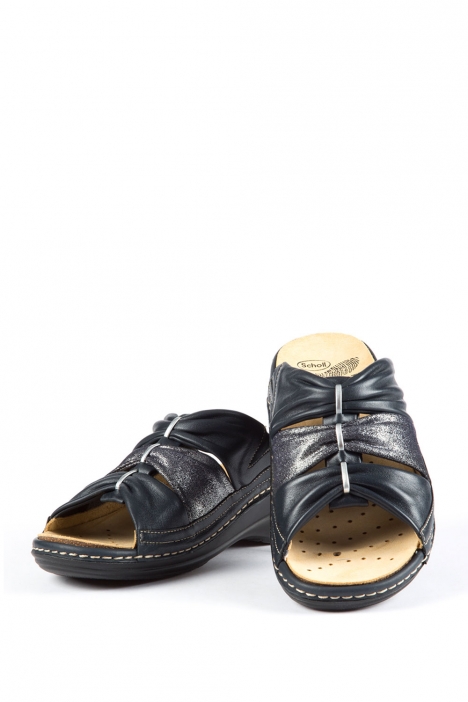 23645 Scholl Bixa Kadın Terlik 35-42 Lacivert / Navy Blue