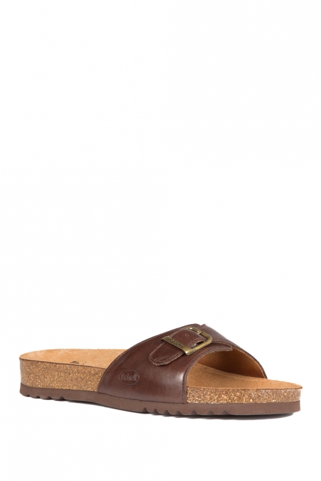 23746 Scholl Akumal Erkek Terlik 41-45 DARK BROWN