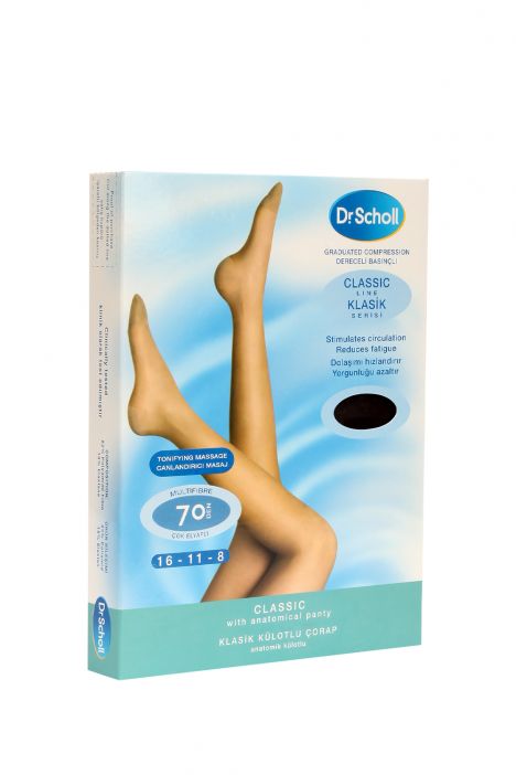 2397 Scholl 70 Den. Külotlu Varis Çorabı Siyah / Nero