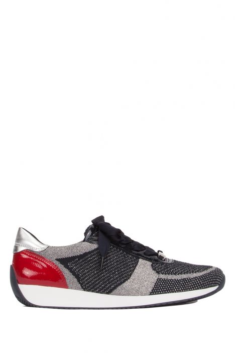 24027 Ara Shoes Kadın Spor Ayakkabı 3.5-8.0 METALLIC-BLAU-SILBER/NAVY-ROSSO - 38MN