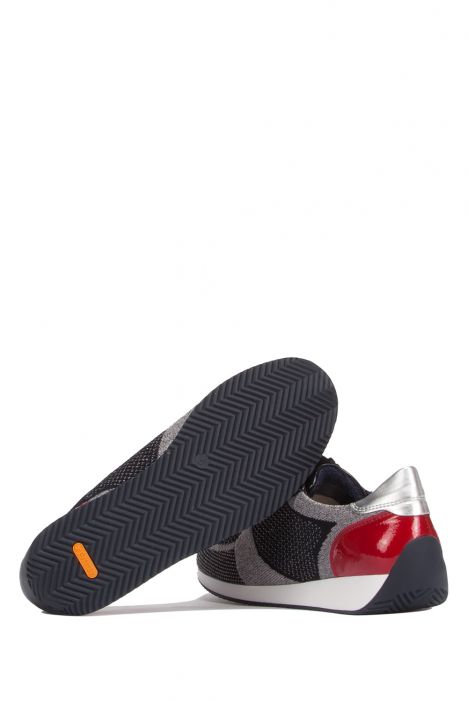 24027 Ara Shoes Kadın Spor Ayakkabı 3.5-8.0 METALLIC-BLAU-SILBER/NAVY-ROSSO - 38MN