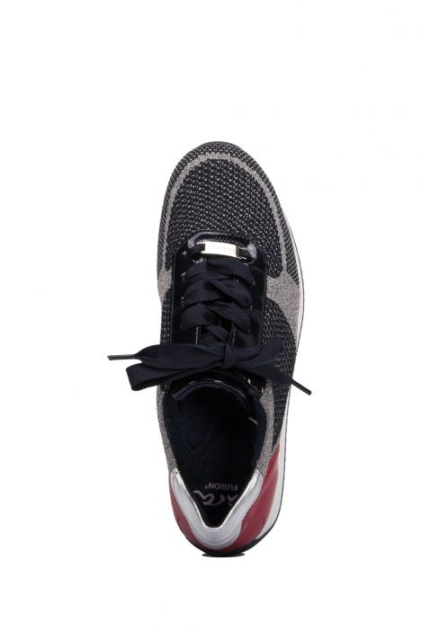24027 Ara Shoes Kadın Spor Ayakkabı 3.5-8.0 METALLIC-BLAU-SILBER/NAVY-ROSSO - 38MN